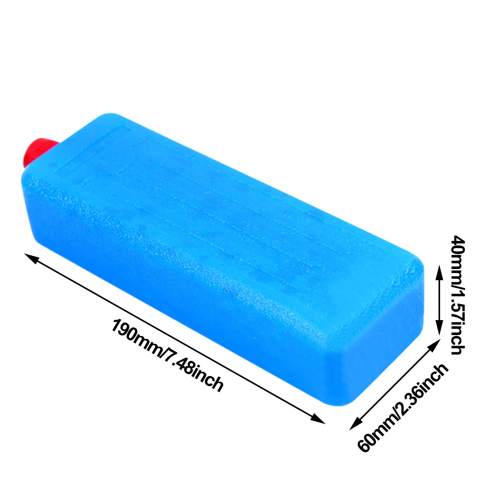 Confezione da 1/5 confezioni di ghiaccio sottili | 350 ml riutilizzabile a lunga durata | impacchi di ghiaccio per refrigeratori | Scatola di di ghiaccio per condizionatore d'aria |