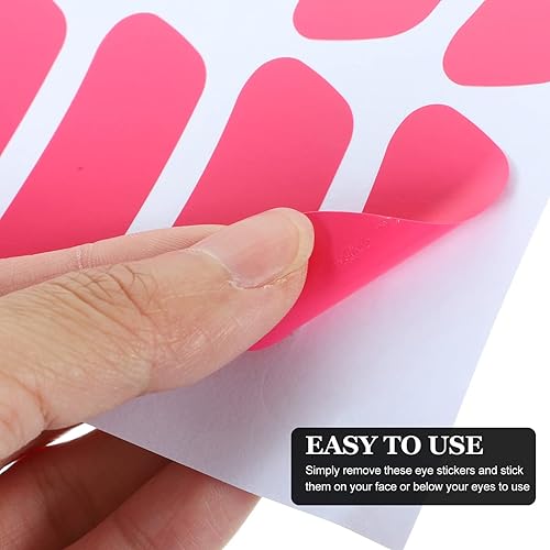 Miniatura 3 de Toddmomy 80 pares de calcomanías deportivas para ojos debajo de los ojos, calcomanías rosas para ojos deportivos, béisbol, fútbol, softbol, ojos