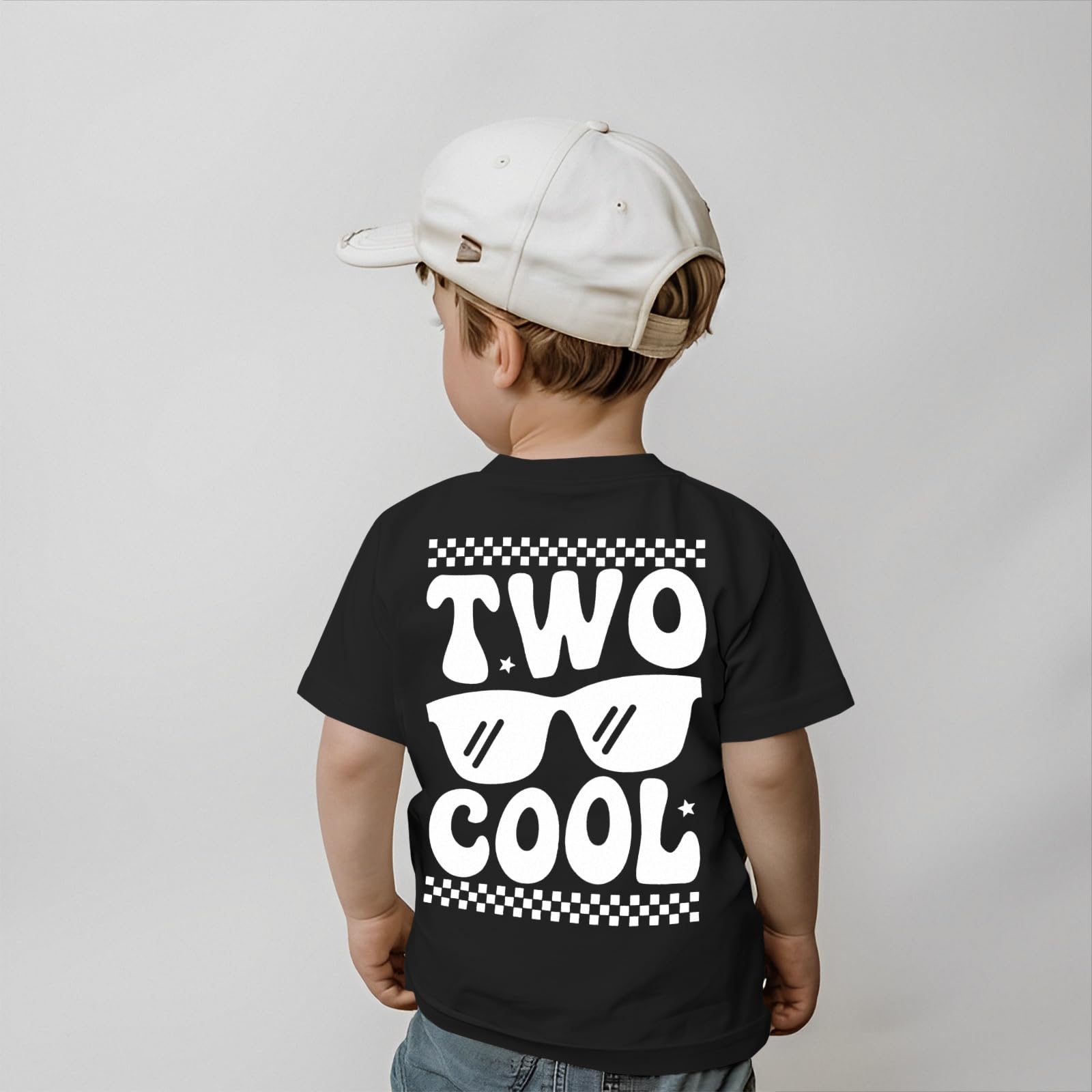 2. urodziny chłopiec T-shirt dla małych dzieci z nadrukiem liter drugi urodziny koszulka letnia krótki rękaw maluch Announcement strój bawełna koszulka dziecięca