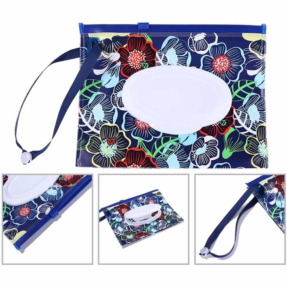 Wipes Dispenser Refillable Reusable Wipe Holder Wipe Pouch Case Wipe Container for Strollers,Backpacks,Travel,Diaper Bag,7.08 * 5.51 inch(10) image 4