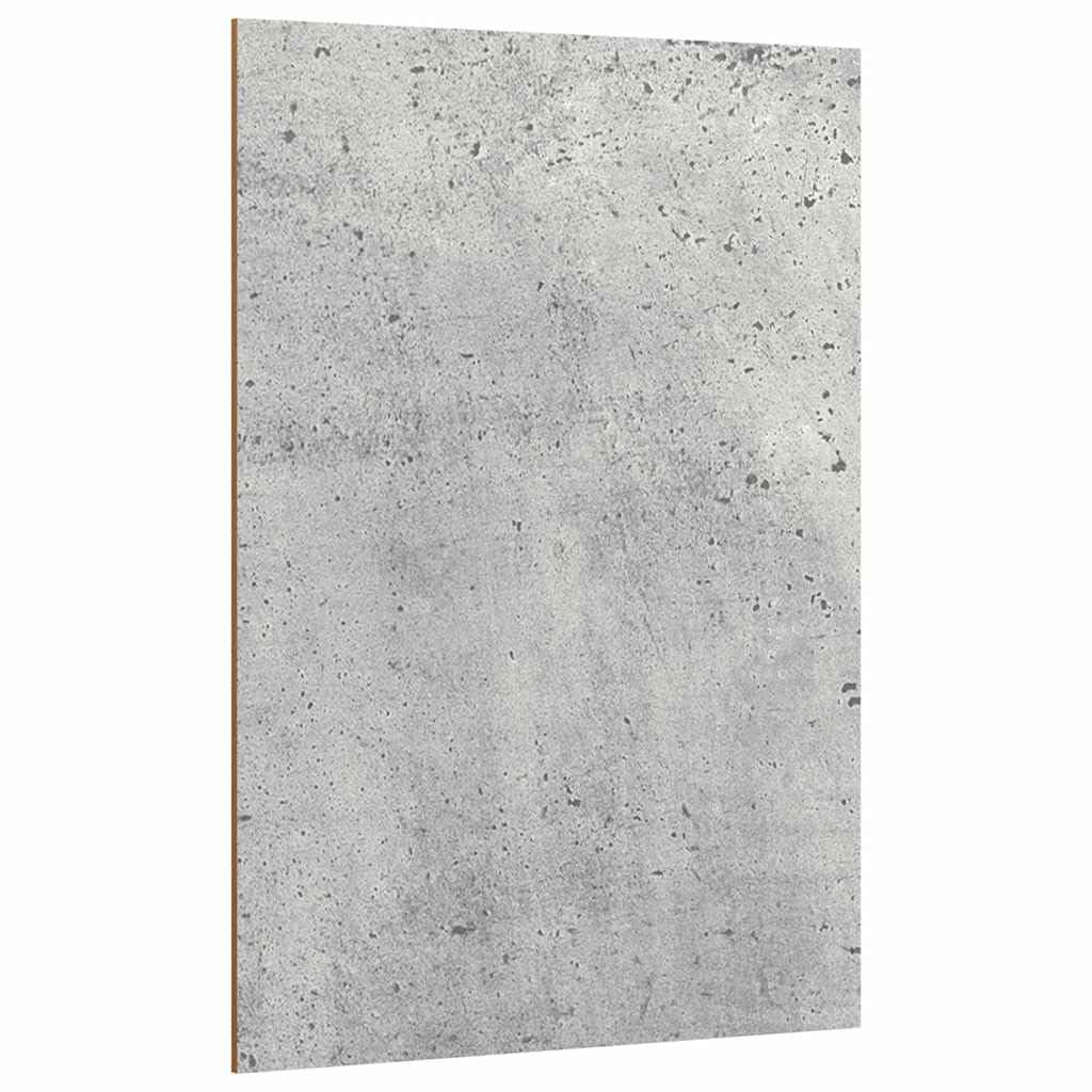 Dekoplatten 50 Stuck Beton Grau 21x30x0,27 cm Holzwerkstoff | Glatte Oberflache, rechteckig, fur DIY und Innenprojekte, pflegeleicht mit feuchtem Tuch