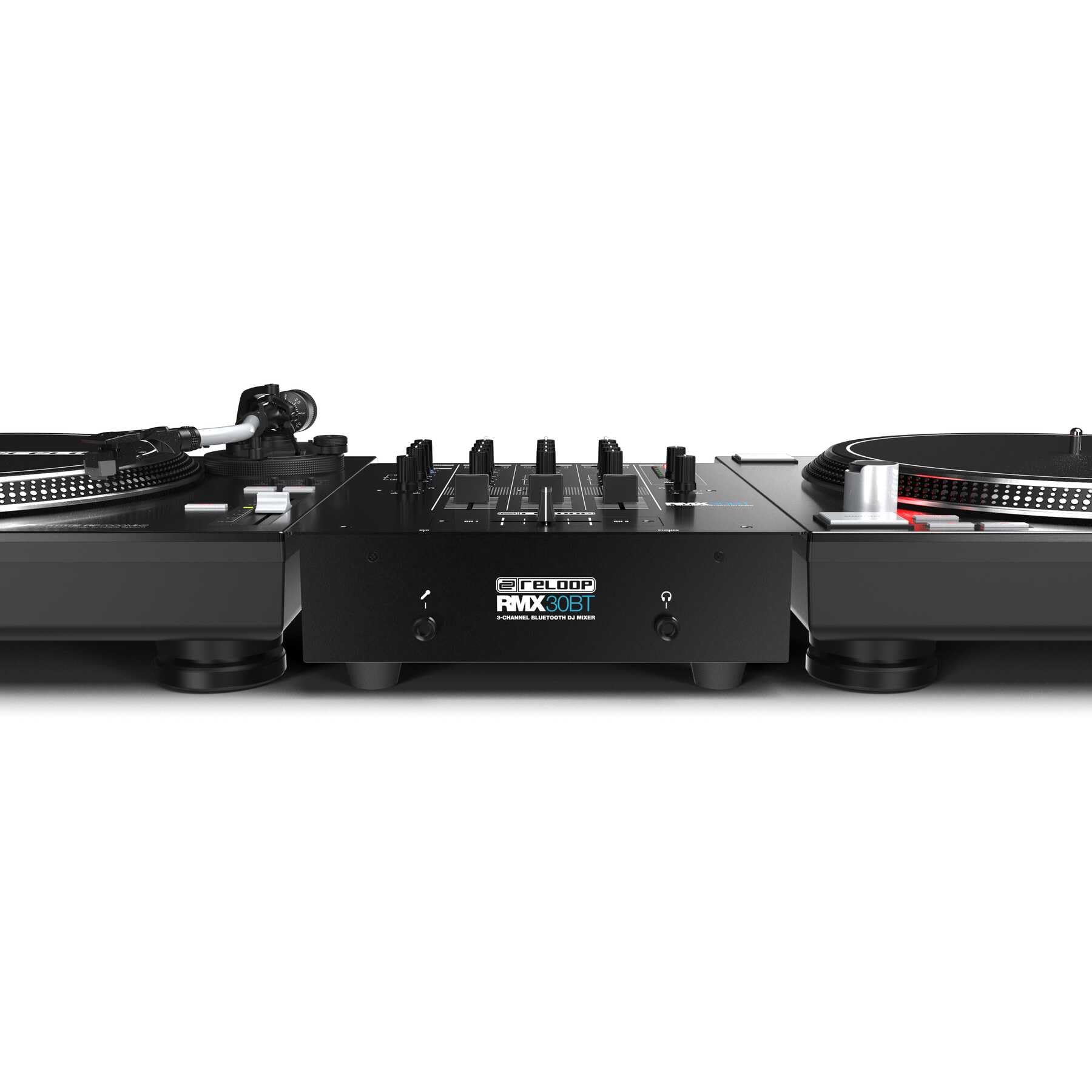 Reloop RMX-30 BT - Allround-DJ-Mixer für kabelloses Musik-Streaming vom Smartphone oder Tablet direkt zum Mixer