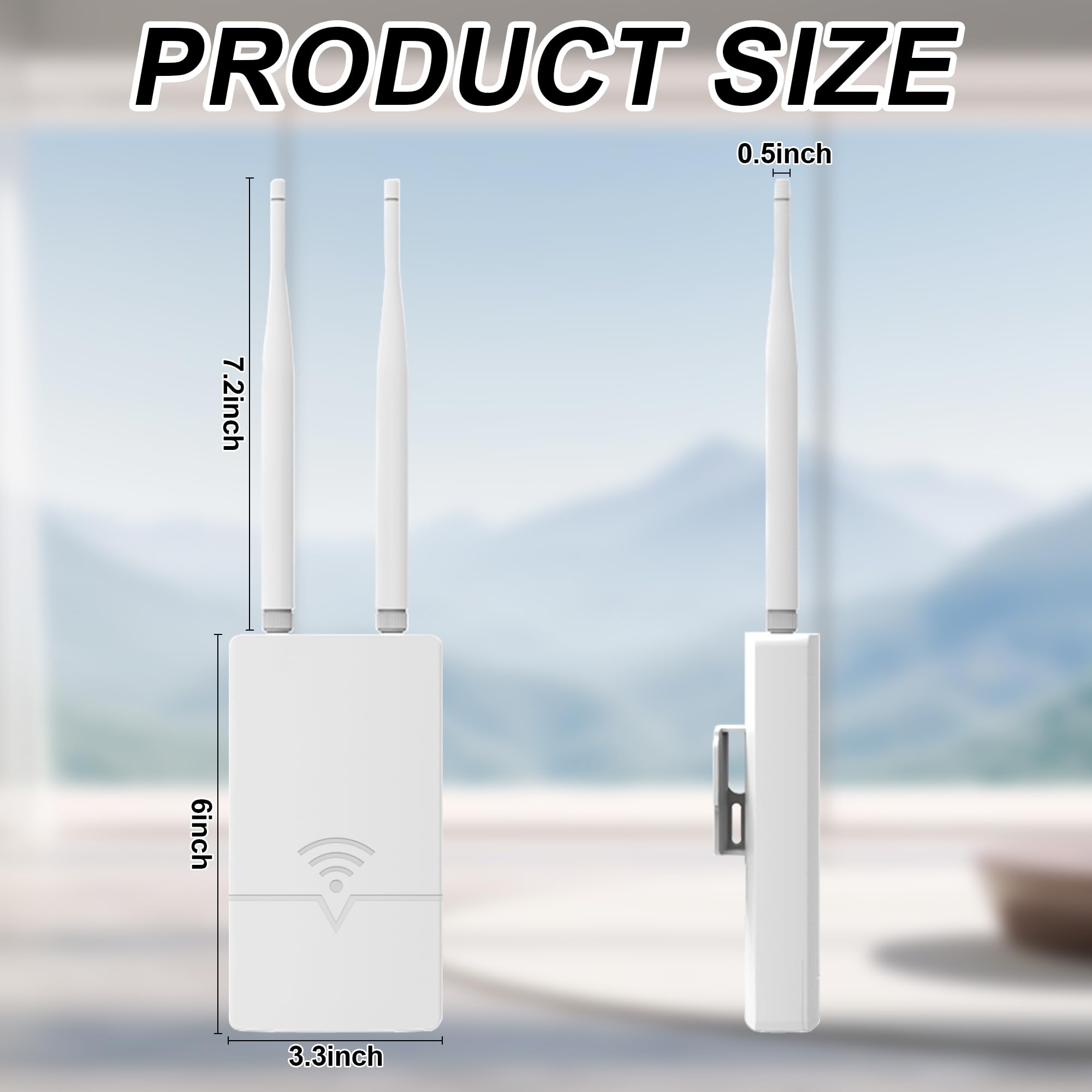Extenseur WiFi Extérieur Starlink Gen 3 – 300 Mbps, 0,3 Km