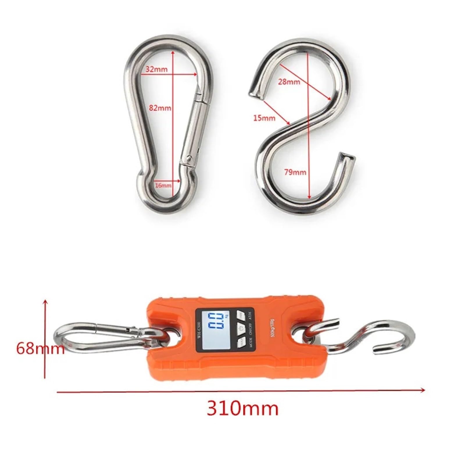 Pèse-grue Numérique Portable Et Robuste De 300 Kg - Pèse