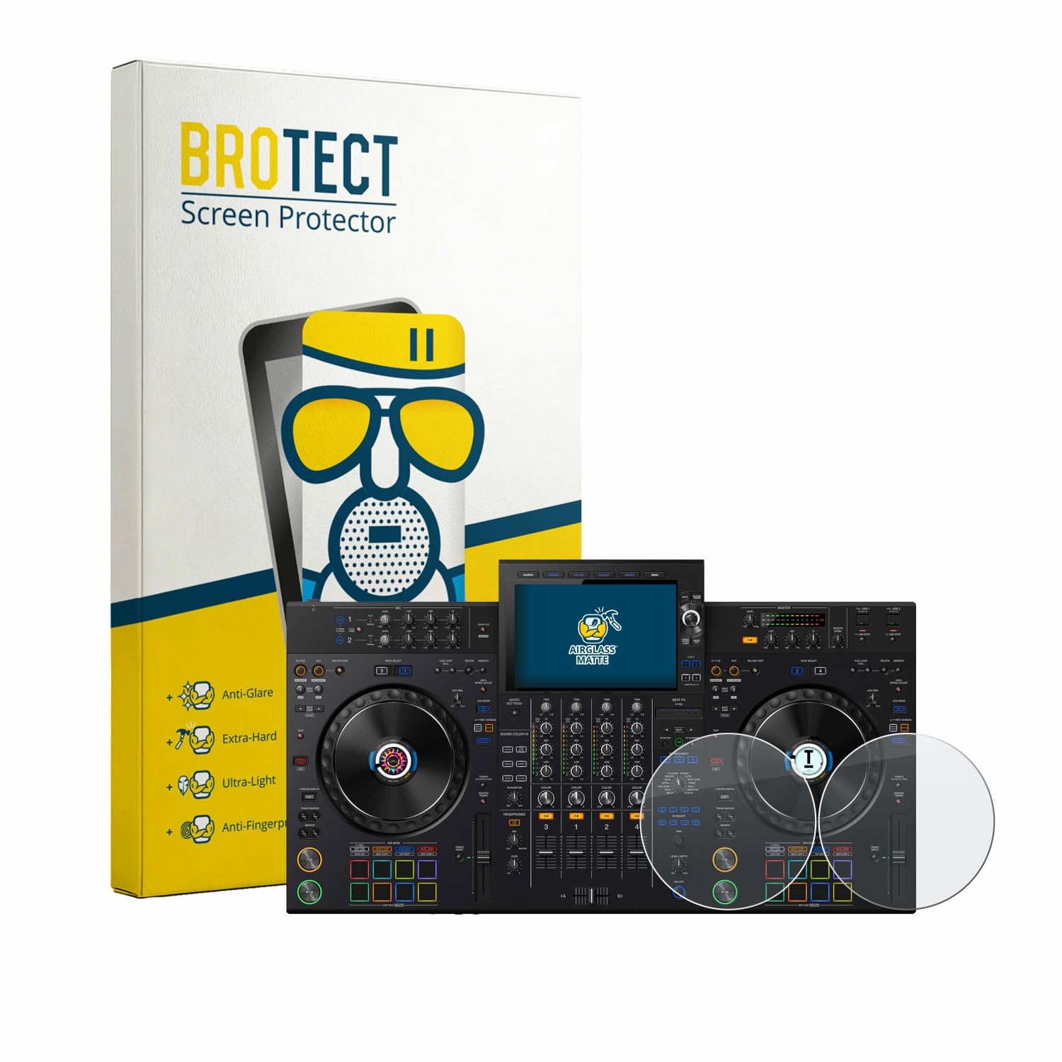 Protector Pantalla Mate AlphaTheta XDJ-AZ Jog BROTECT 7