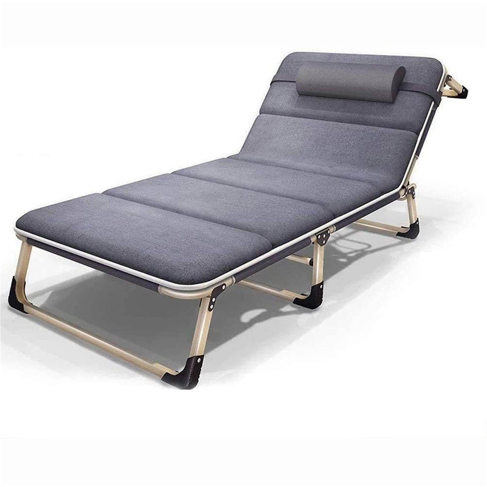 Sillón de Gravedad Cero, Muebles de Patio, Tumbonas de Moda Un portátil para el Verano, Oficina en casa, Cama para Siesta, Cama de Playa al Aire Libre, Sillón reclinable Acolchado (Color : A)