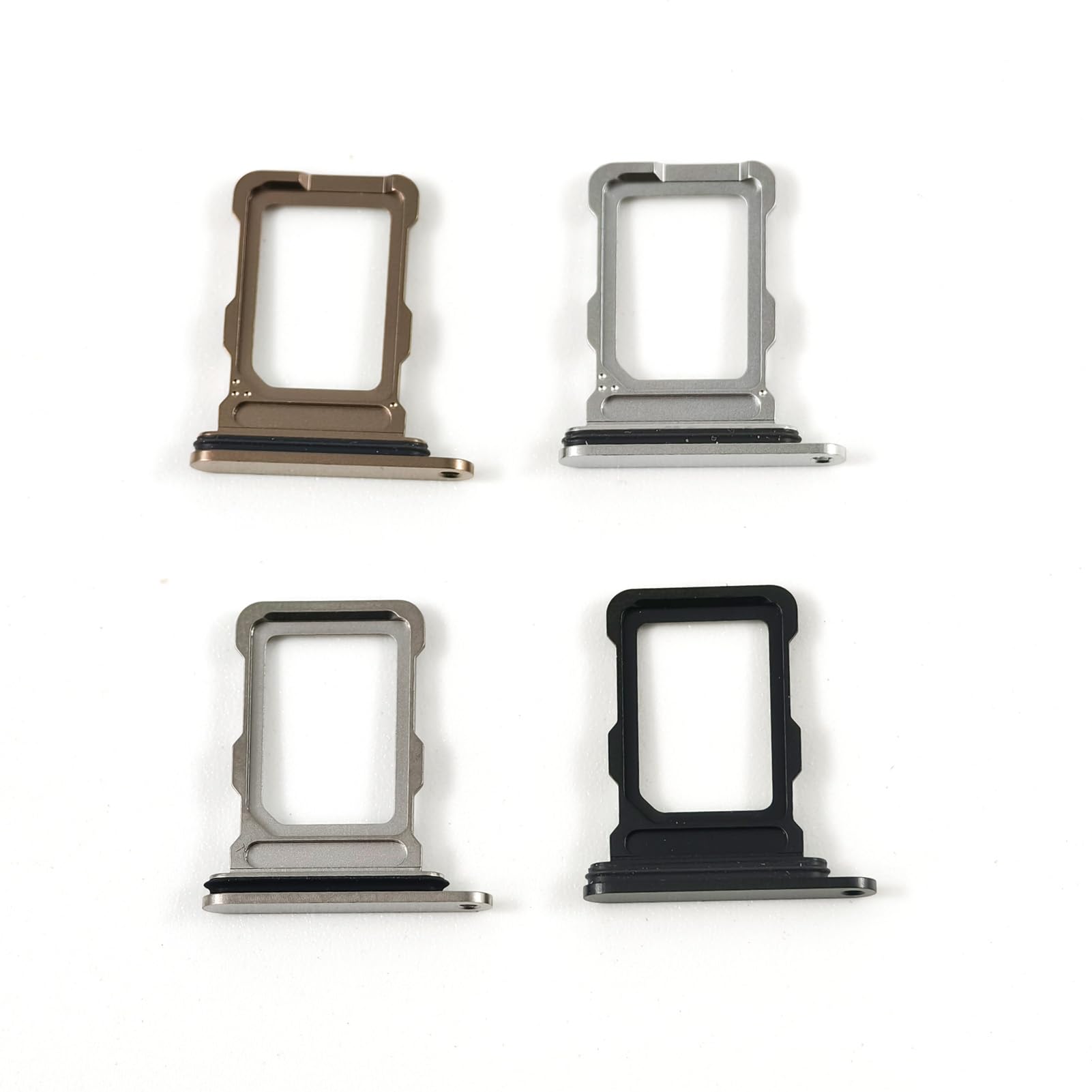 Supporto per slot per scheda SIM singola di ricambio per iPhone 11 Pro/iPhone 11 Pro Max con anello di tenuta in gomma impermeabile+vassoio per schede