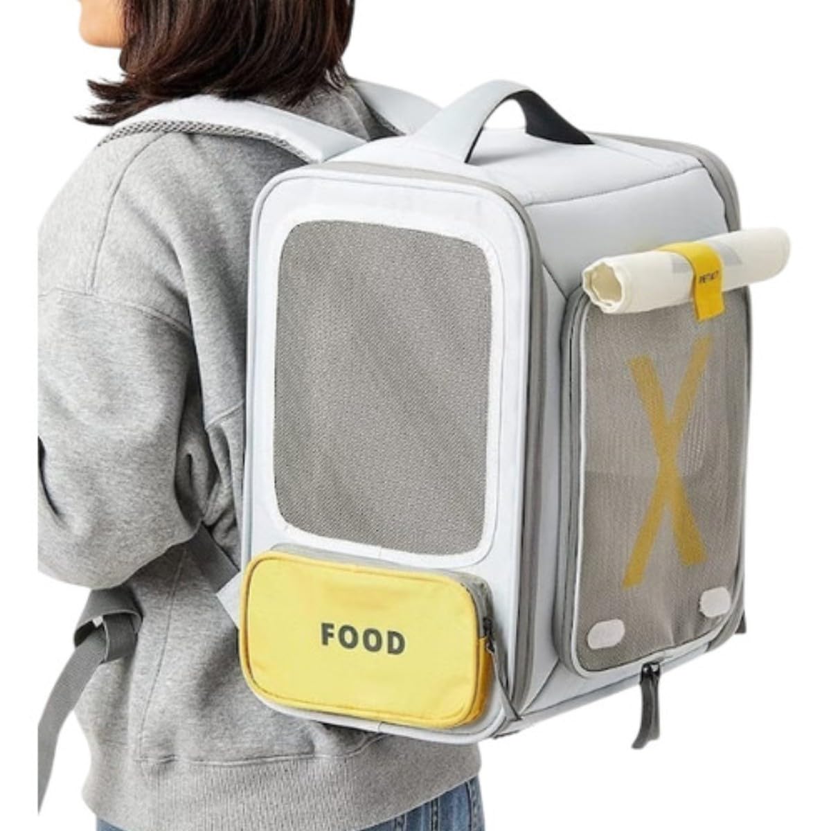 Petkit Breezy X Zone - Bolsa para mascotas, color gris