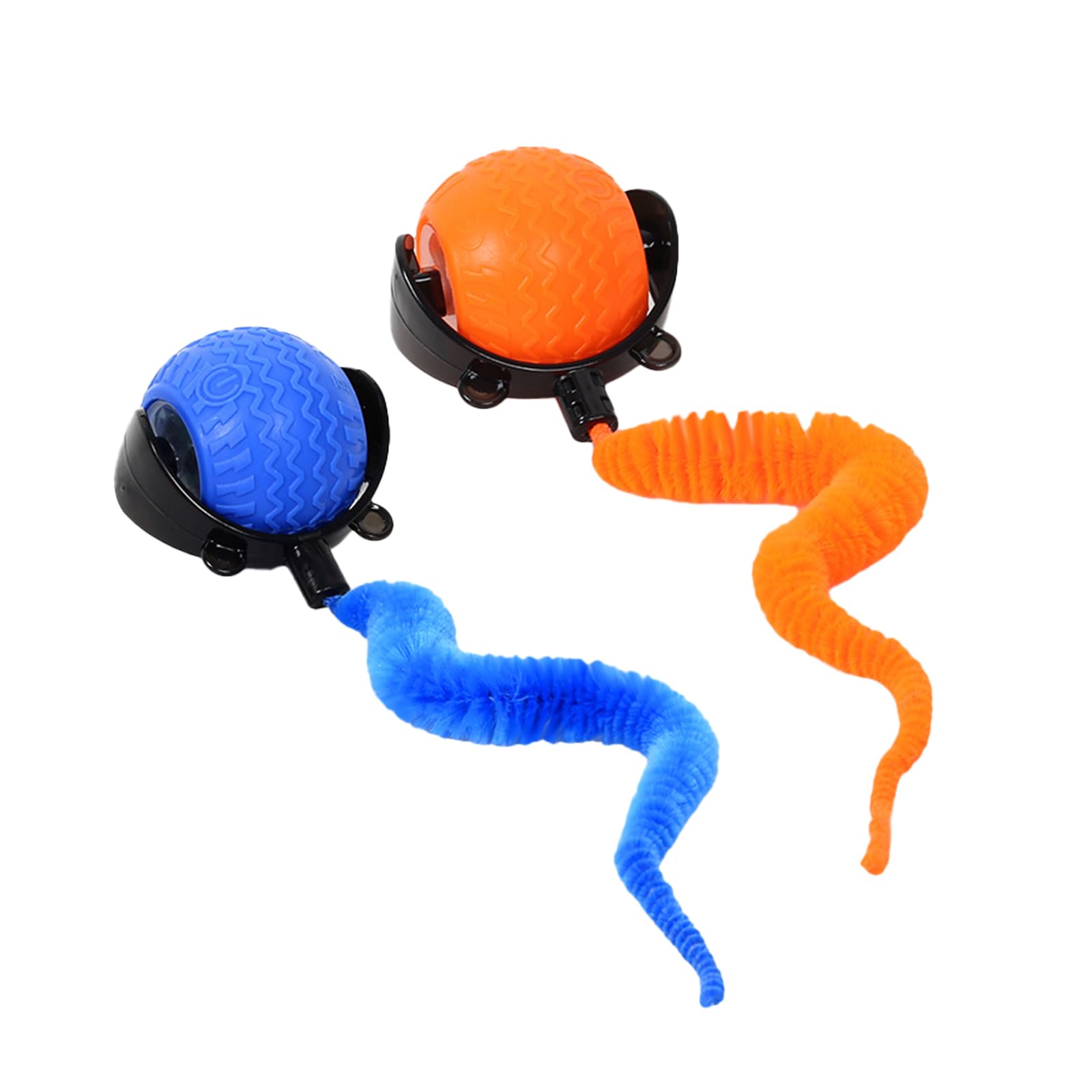 XdealCozyxc 2 Pcs Cat Toy for Indoor Cats Adults Rechargeable Smart Interactive Cat Toy Ball, Multicolor