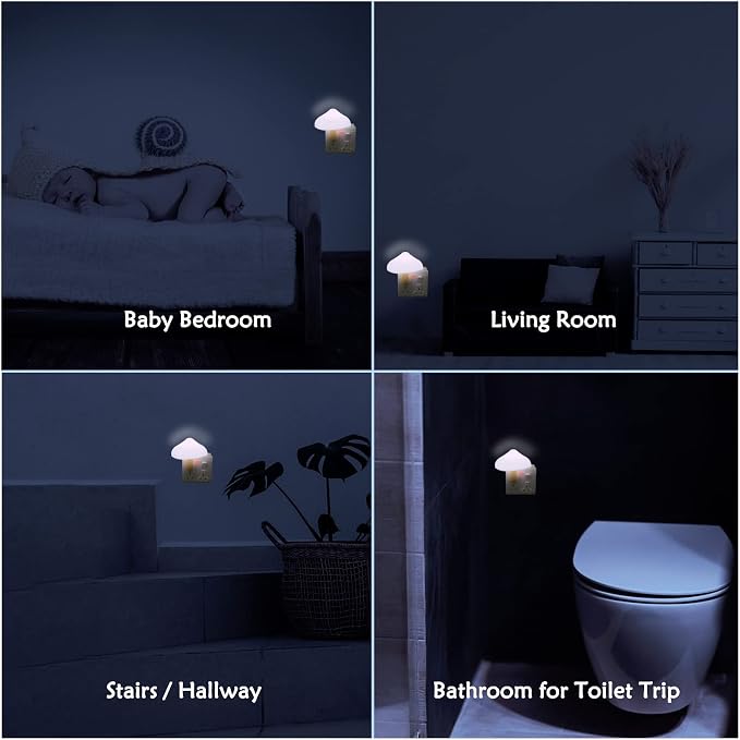 Lámpara de mushroom LED empotrada en pared miniatura 2