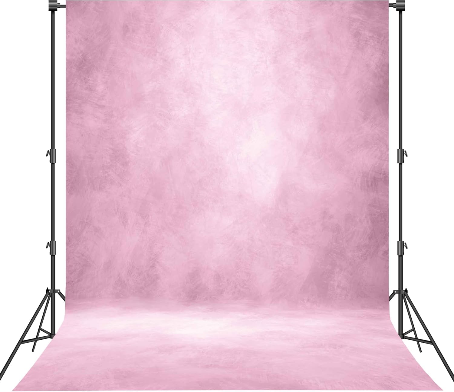 Haboke Abstract Professional Photography Backdrop for Portrait Photo Props Booth Background Photoshoot Studio with Ployester Fabric Roller Pocket on Top (6x8ft,Light Pink)
