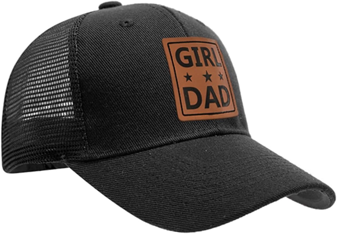 Girl Daughter Father Dad Hat Birthday Fathers Day for Dad Men from Daughter Wife, Awesome Black Dad Father Daughter Trucker Hat - Image 3