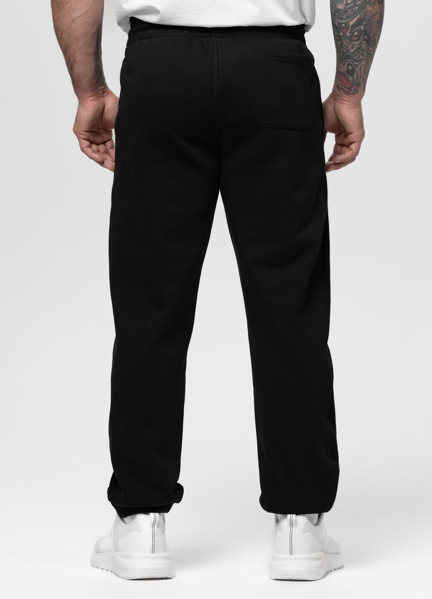 PITBULL - Pantalon Chandal Hombre Badger, Pantalón Chándal Entrenamiento, Pantalones Deportivos Hombres, Pantalones Chandal Largos, Sweatpants Men