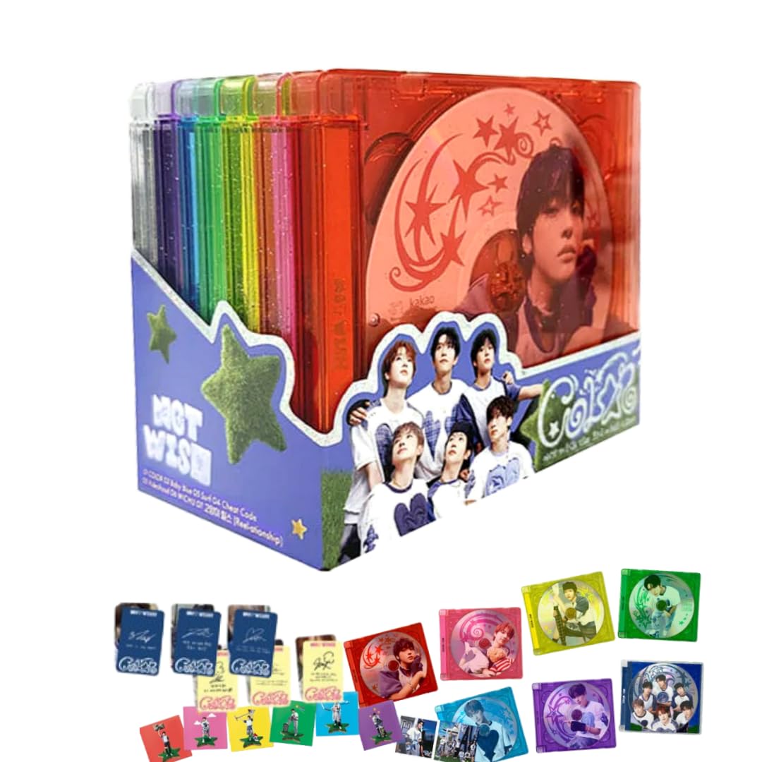 NCT WISH Mini album COLOR Jewel Set avec carte photo de collection K-Pop