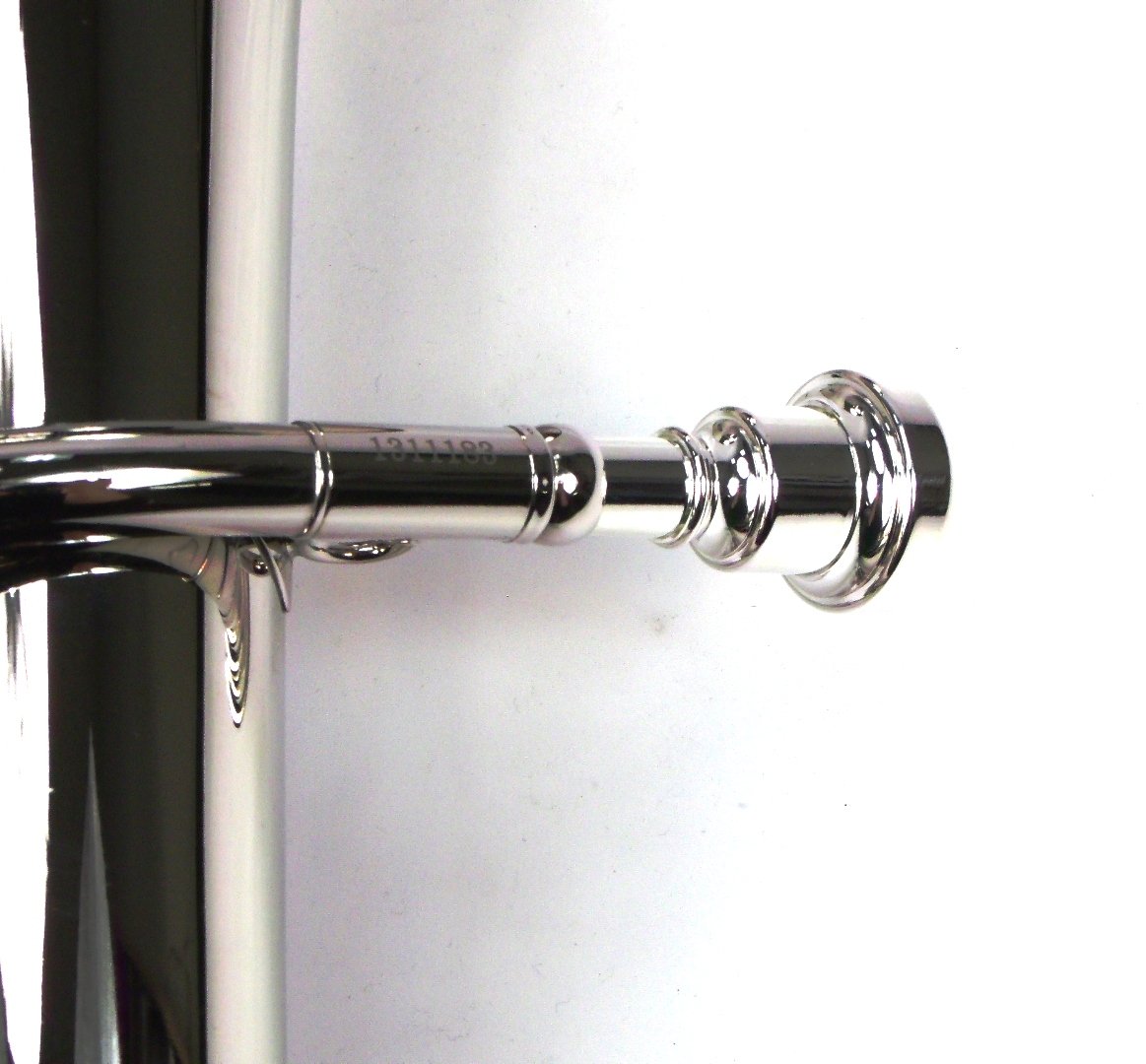 Advanced Monel Pistons Bb Baritone Horn w/Case and Mouthpiece-Nickel Plated Finish - Image 6