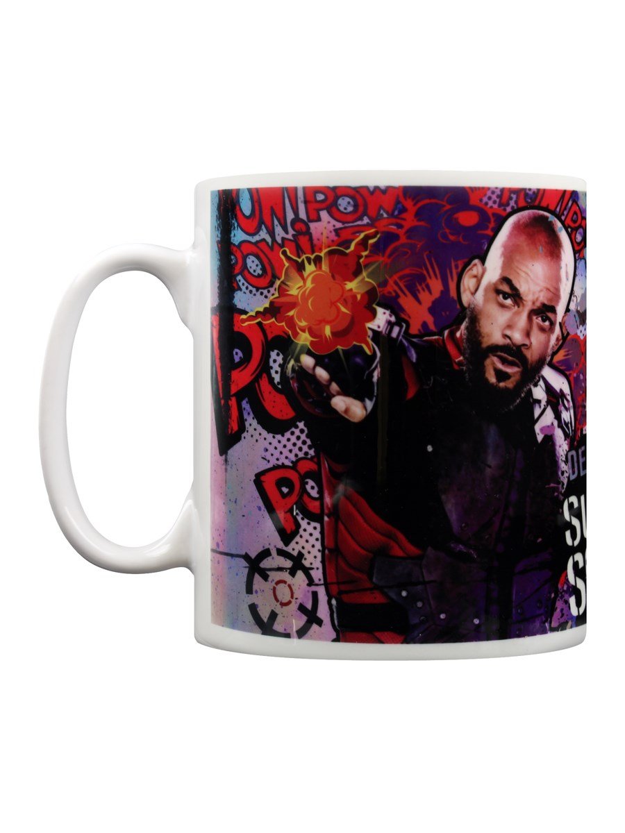 DC Comics Suicide Squad "Deadshot Crazy" Ceramic Mug, Multi-Colour