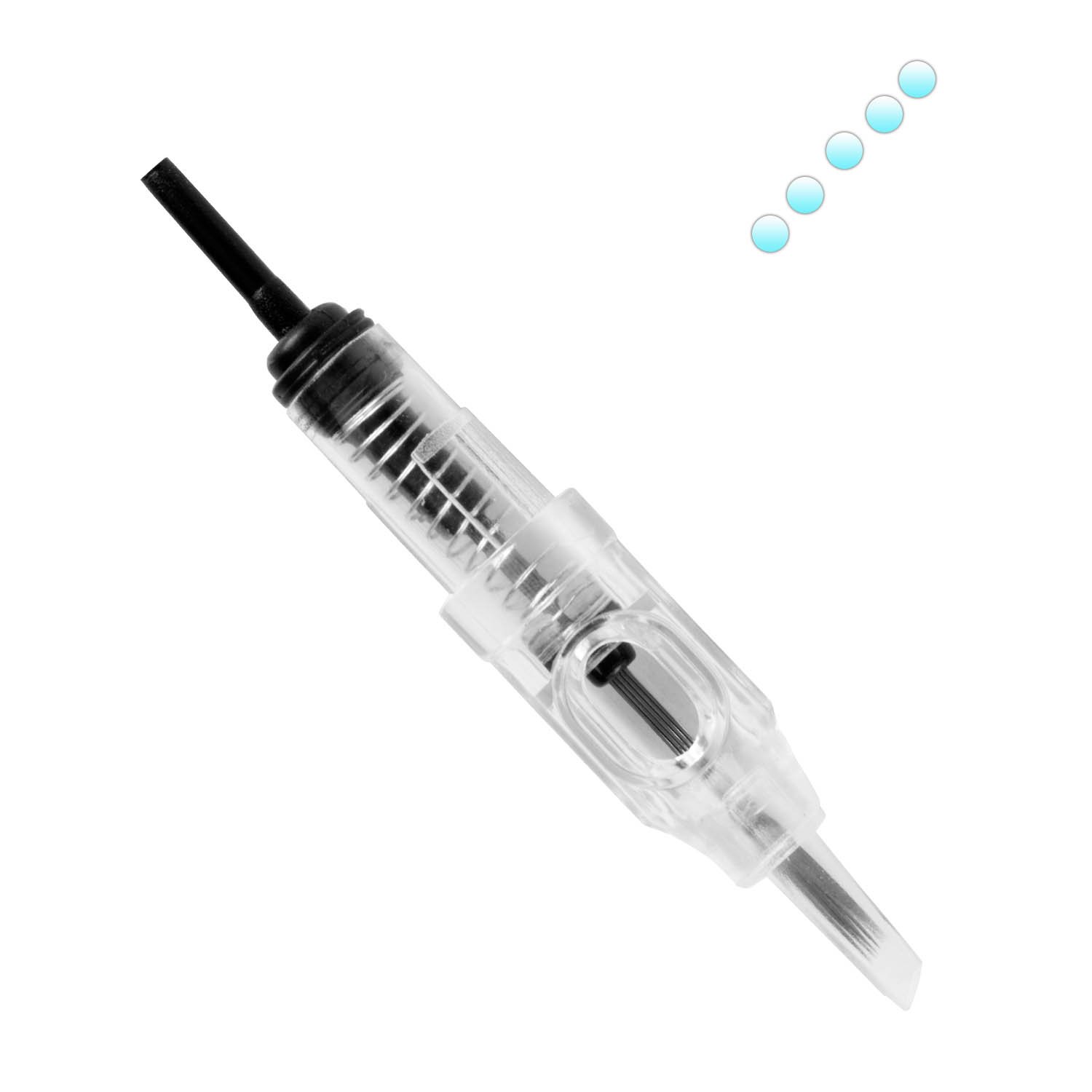 CHUSE 5 Slope Cartridges Disposable Permanent Makeup PMU Tattoo Microblading Machine Needles (10Pcs)