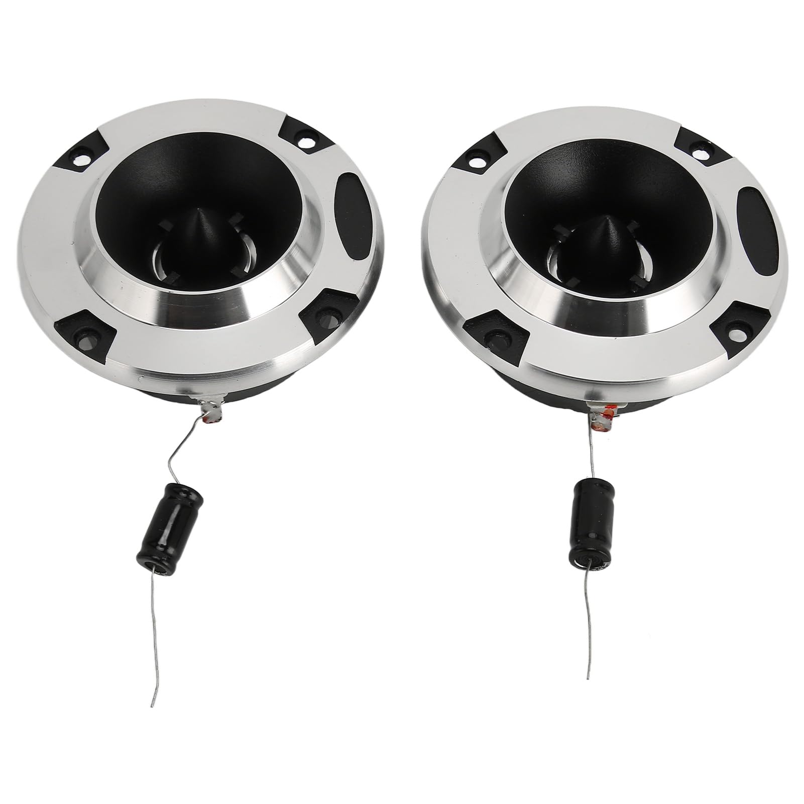 Par de Tweeters para Automóvil Tweeter de Cúpula Plateado de 150 W de Alto Rendimiento para Todos los Sistemas de Audio para Automóviles 2 Piezas