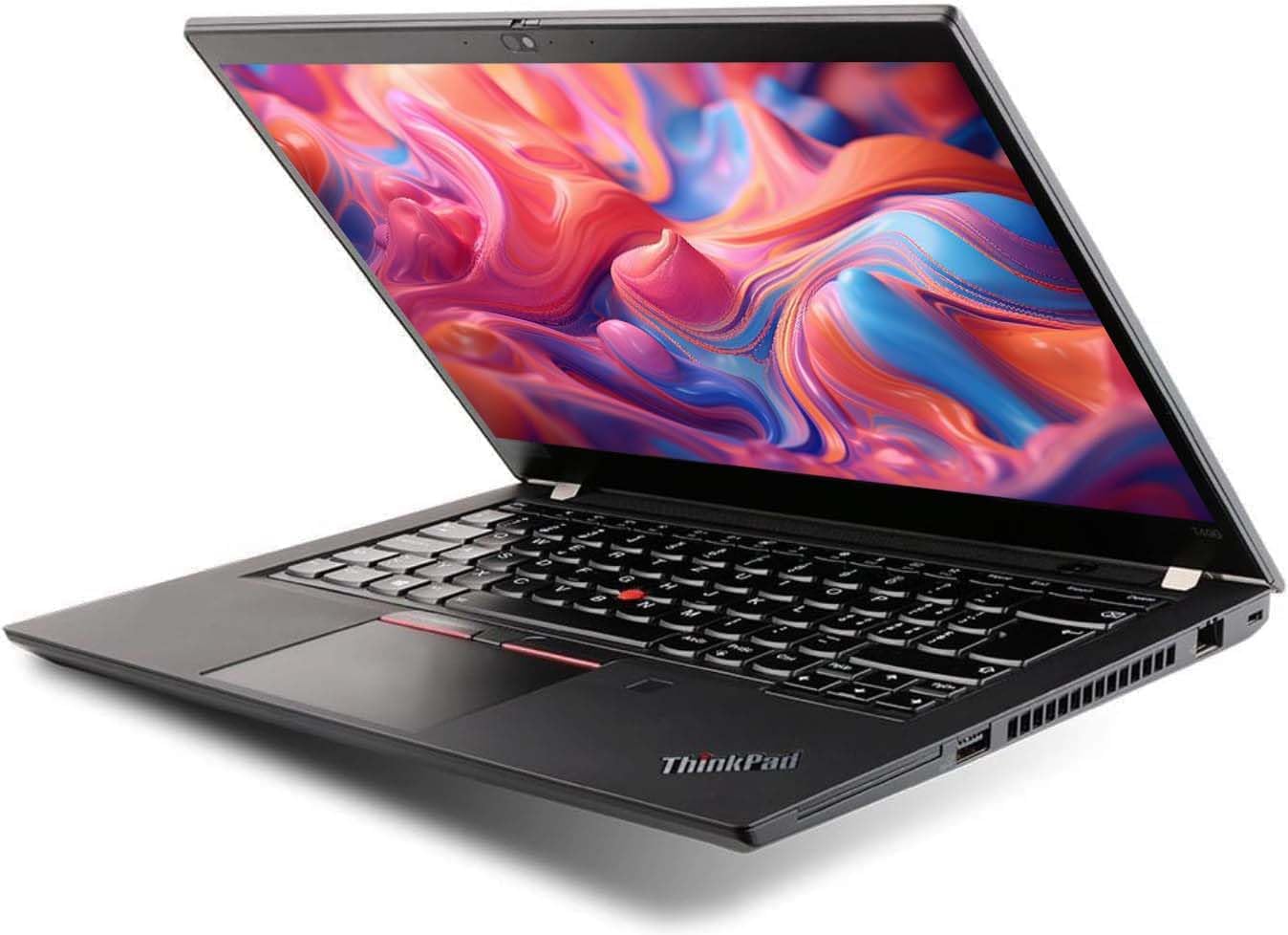 Lenovo Thinkpad T490 Business Laptop, PC portatile da 14 pollici, Intel Core i7-8665U, 16 GB RAM, SSD da 256 GB, tastiera US QWERTY Windows 11 Pro (ricondizionato)