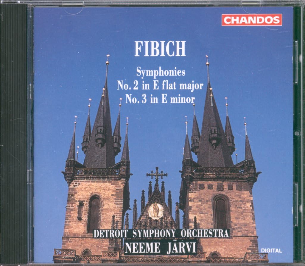 Symphonies 2 & 3 [Audio CD] Fibich; Jarvi and Detroit Symphony Orchestra