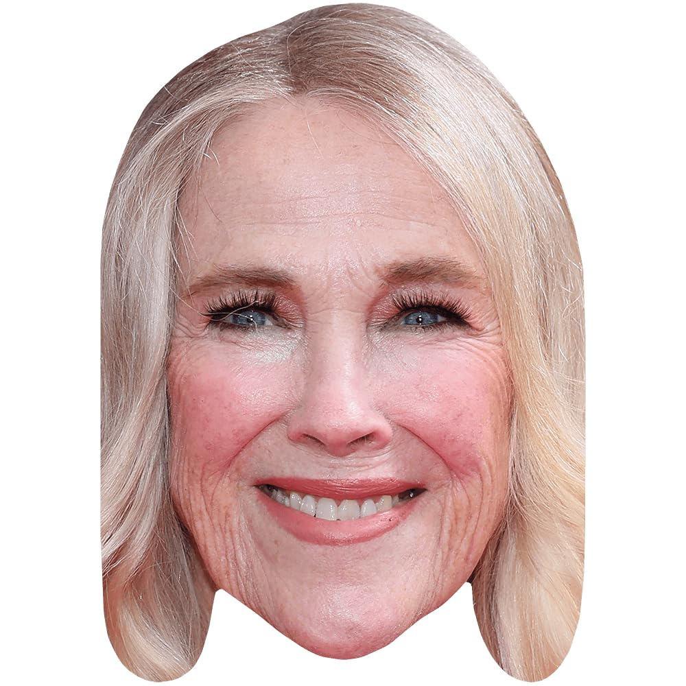 Catherine O'Hara (Smile) Celebrity Mask, Flat Card Face, Fancy Dress Mask