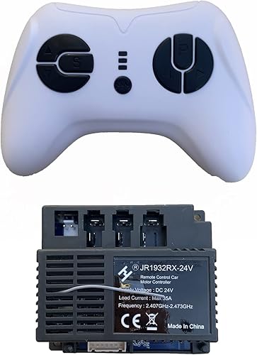 weelye 2.4G Control remoto Bluetooth y JR1932RX-24V Kit receptor para niños, coche de paseo eléctrico para niños, accesorios de caja de control para