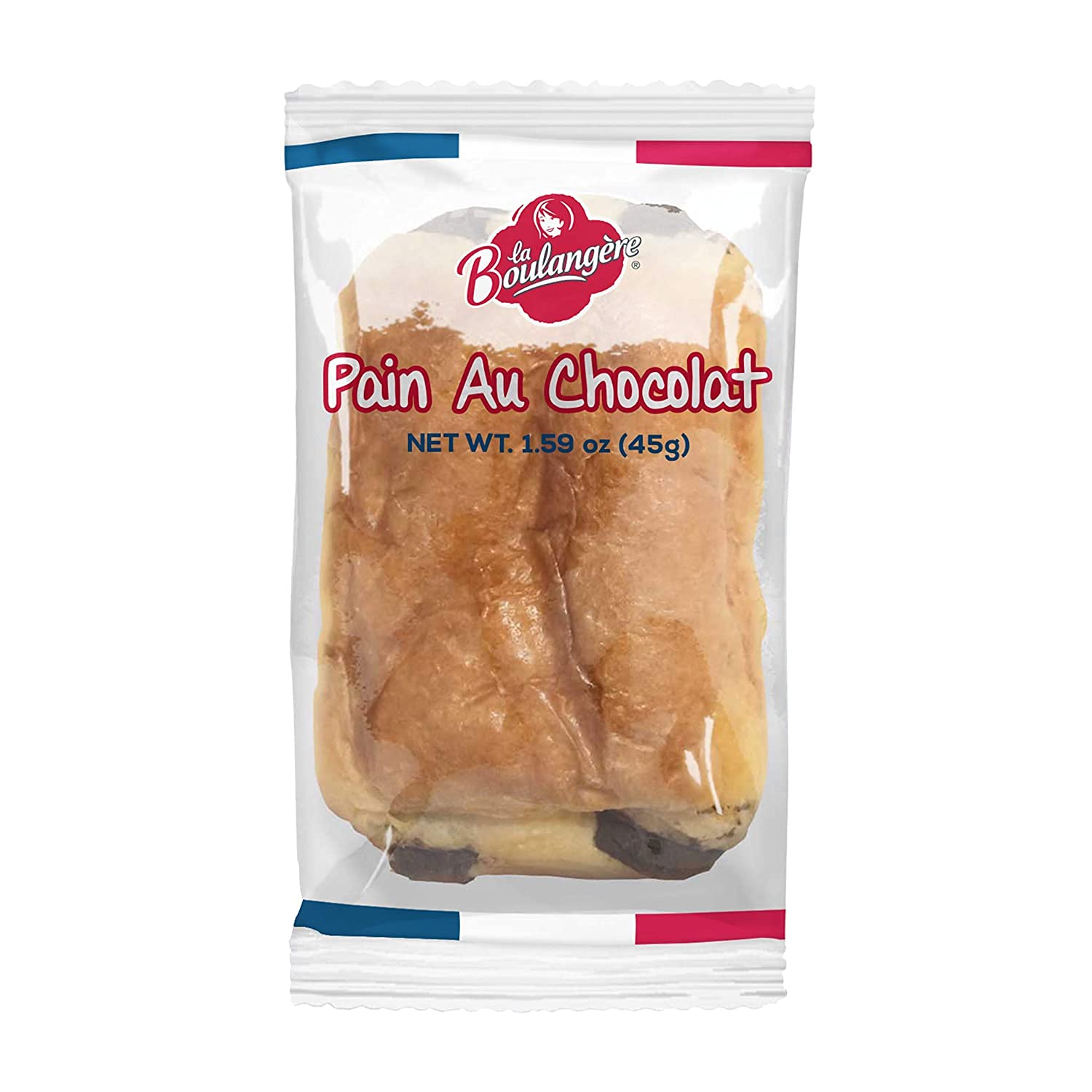 Croissant La Boulangere Pains Au Chocolat, Chocolate Croissants, Individually Wrapped, Non GMO, Free From Artificial Flavors & Colors, Kosher d, 1.59 oz