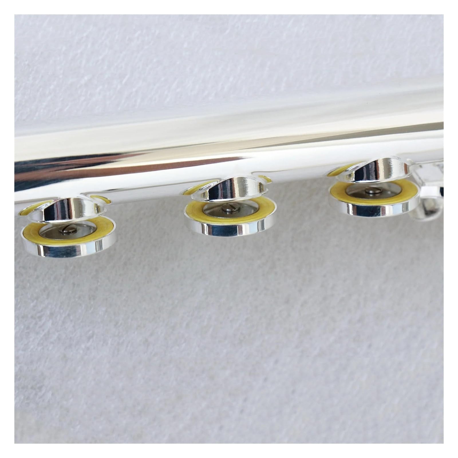 Professionale Flauto Traverso B-piede Anello Chiave Offset G Flauto Strumento Professionale Flauto Traverso Placcato Argento Con Custodia