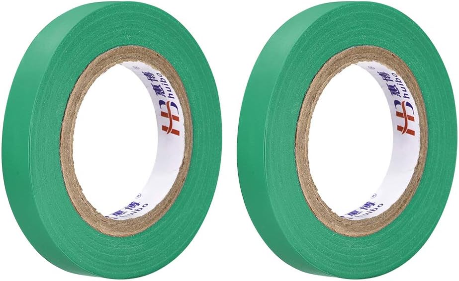 uxcell Insulating Tape 10mm/0.39inch Width 14.5M/47.5ft Long 0.15mm Thick PVC Electrical Tape Rated for Max. 400V 80C Use Blue 2pcs