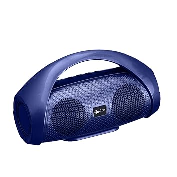 pTron Fusion Go 10W Portable Bluetooth Speaker with 6Hrs Playtime, Immersive Sound, Supports Bluetooth/USB/SD Card/AUX Playback, Lightweight Speaker, TWS Function & Integrated Controls (Indigo)