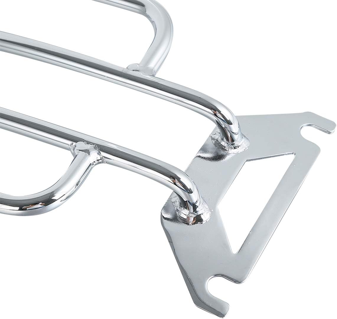 TCMT Chrome Solo Seat Luggage Rack Fits For Harley Davidson Touring Electra Glide Road King 1997-2024 Road Glide 1998-2024