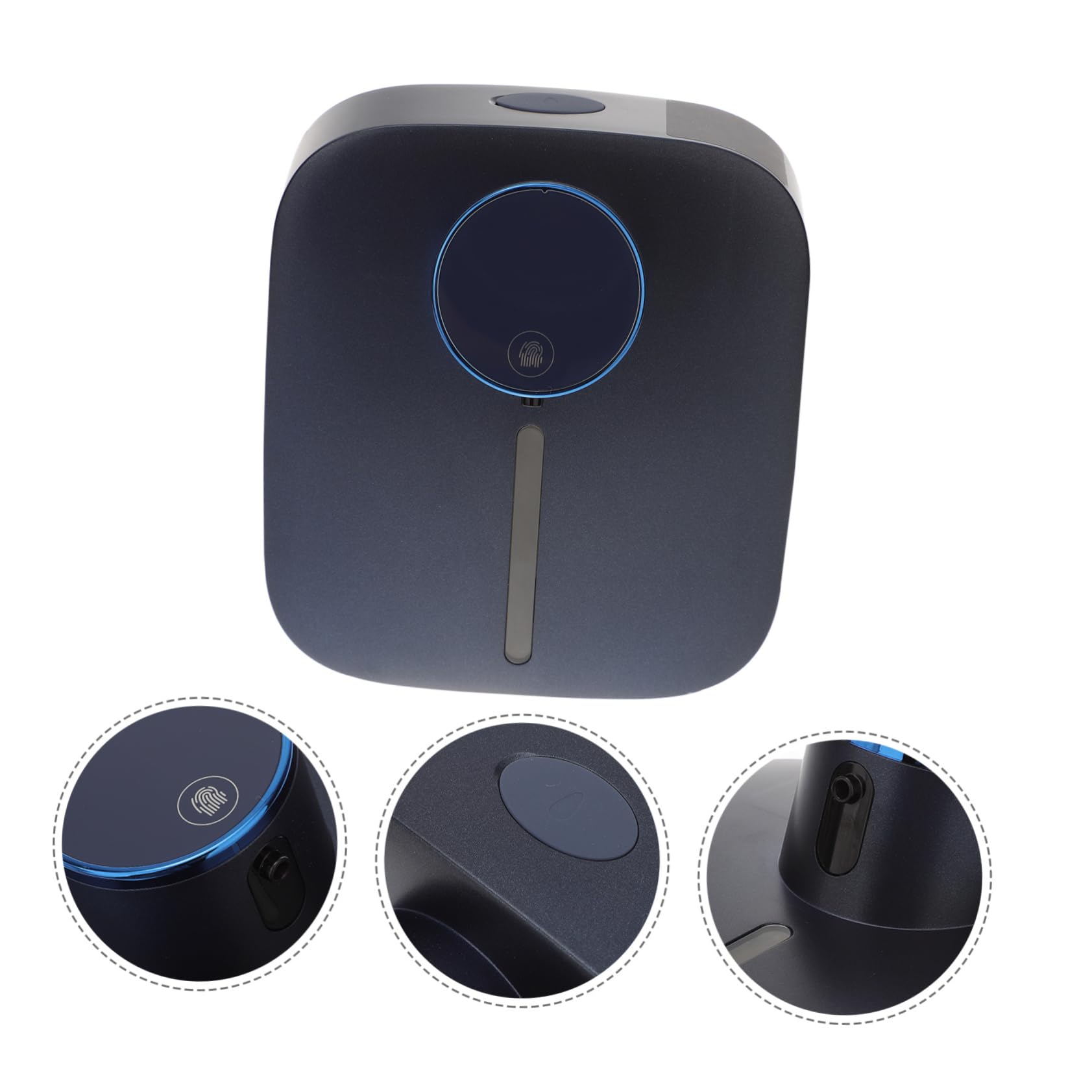 Didiseaon Distributore Automatico di Sapone senza Contatto Distributore di Sapone Ricaricabile da Parete per Casa Realizzato in Materiali con Sensori Intelligenti