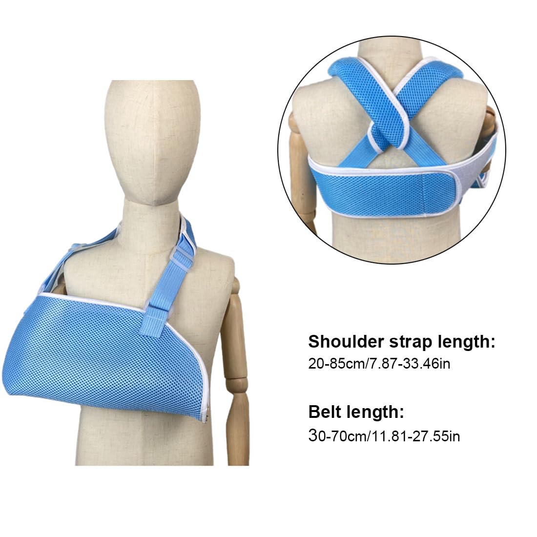 Maintien du bras Écharpe de bras pour enfants, écharpe de bras respirante pour le bras cassé, le coude, le poignet et la récupération des blessures