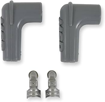 新品MSDプラグブーツ+ターミナル8個SET-90度　プラグコード用