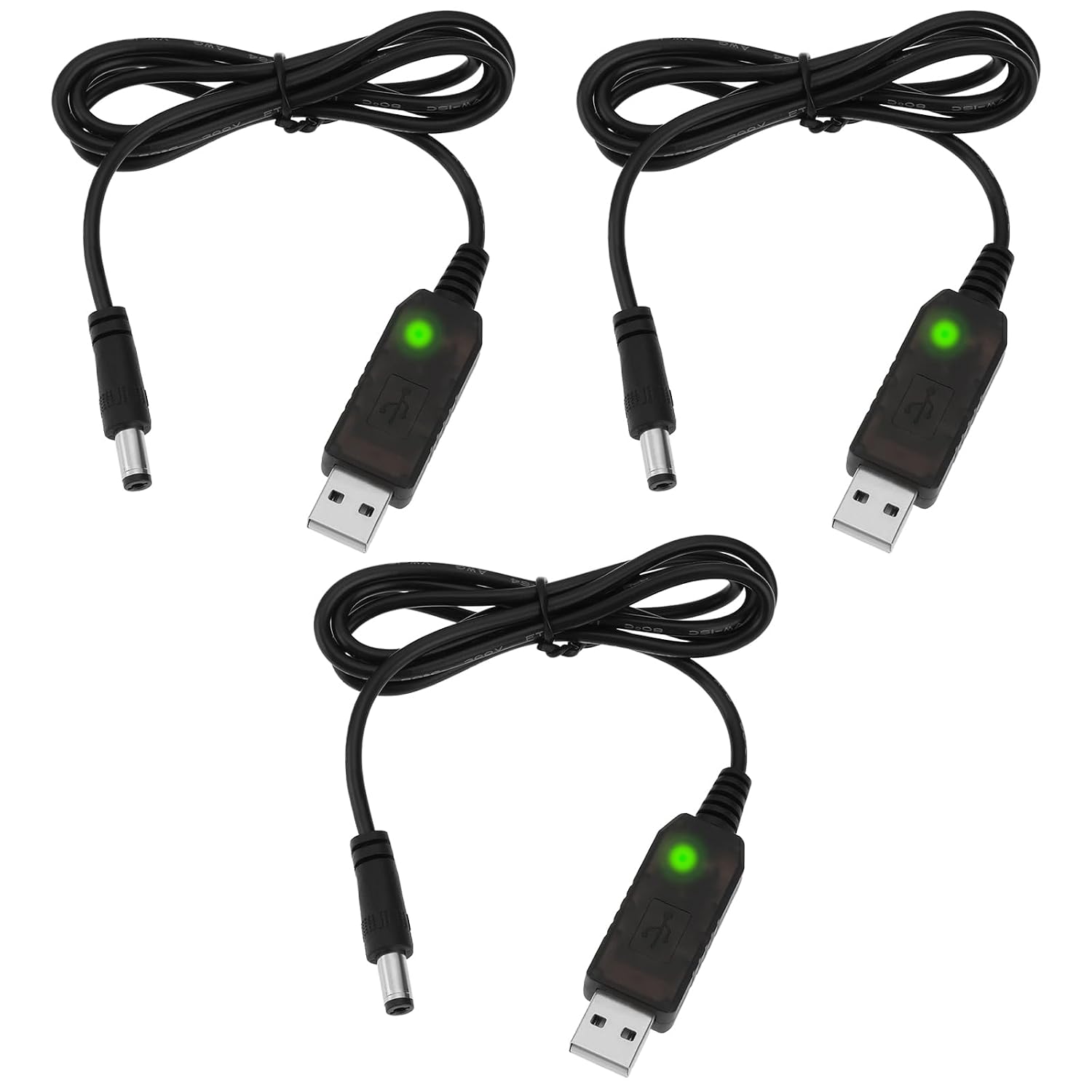 Зарядний кабель USB 5 В - 12,6 В, DC 5,5 x 2,1 мм, лінійний перетворювач, зарядний кабель, сумісний з літієвим акумулятором Stoov