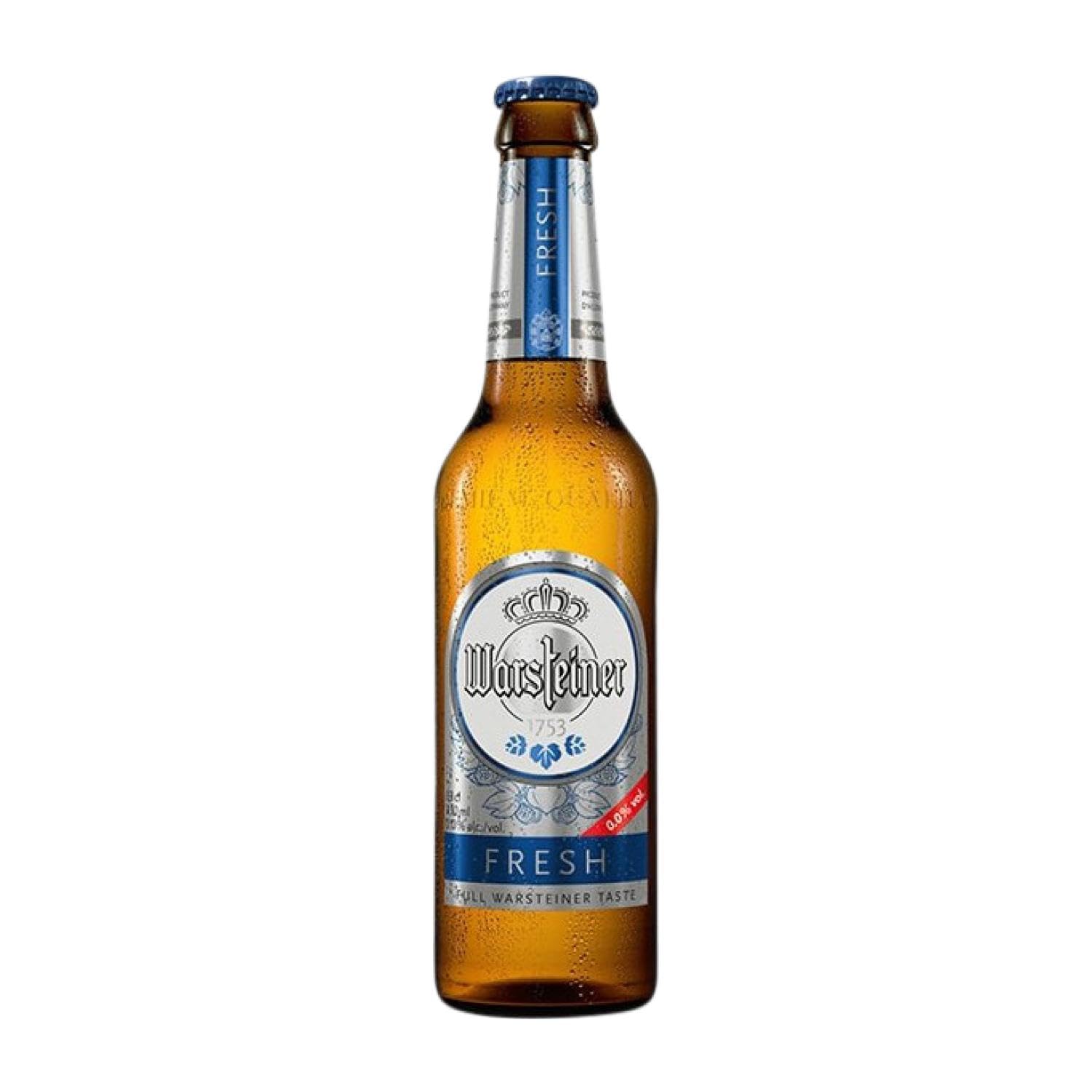 Cerveza Caja de 24 unidades Warsteiner. 0,0 Botellín Tercio 33 cl Sin Alcohol