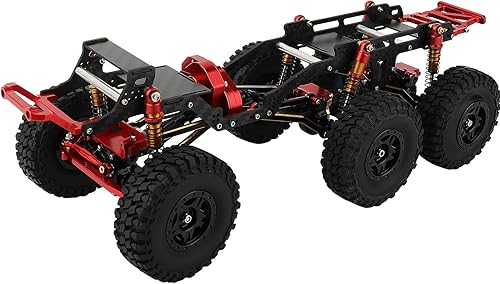 Miniatura 7 de Marco de coche de fibra de carbono LCG Chasis con ejes metálicos Llantas de rueda 124 Chasis de gravedad de centro bajo Kit de reacondicionamiento