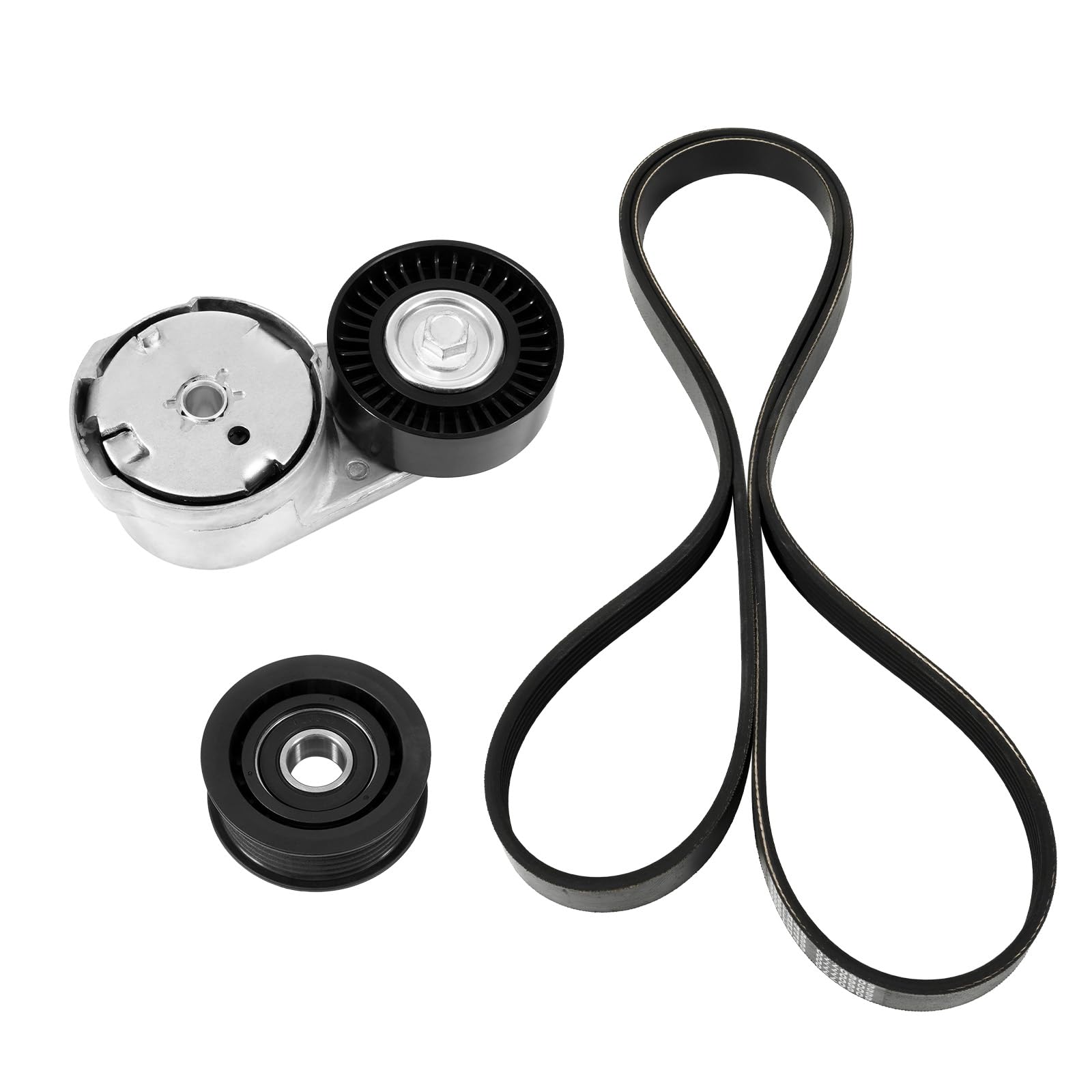 Kozlira 90K-39282D Drive Belt Tensioner Idler Pulley Serpentine Belt Drive Kit