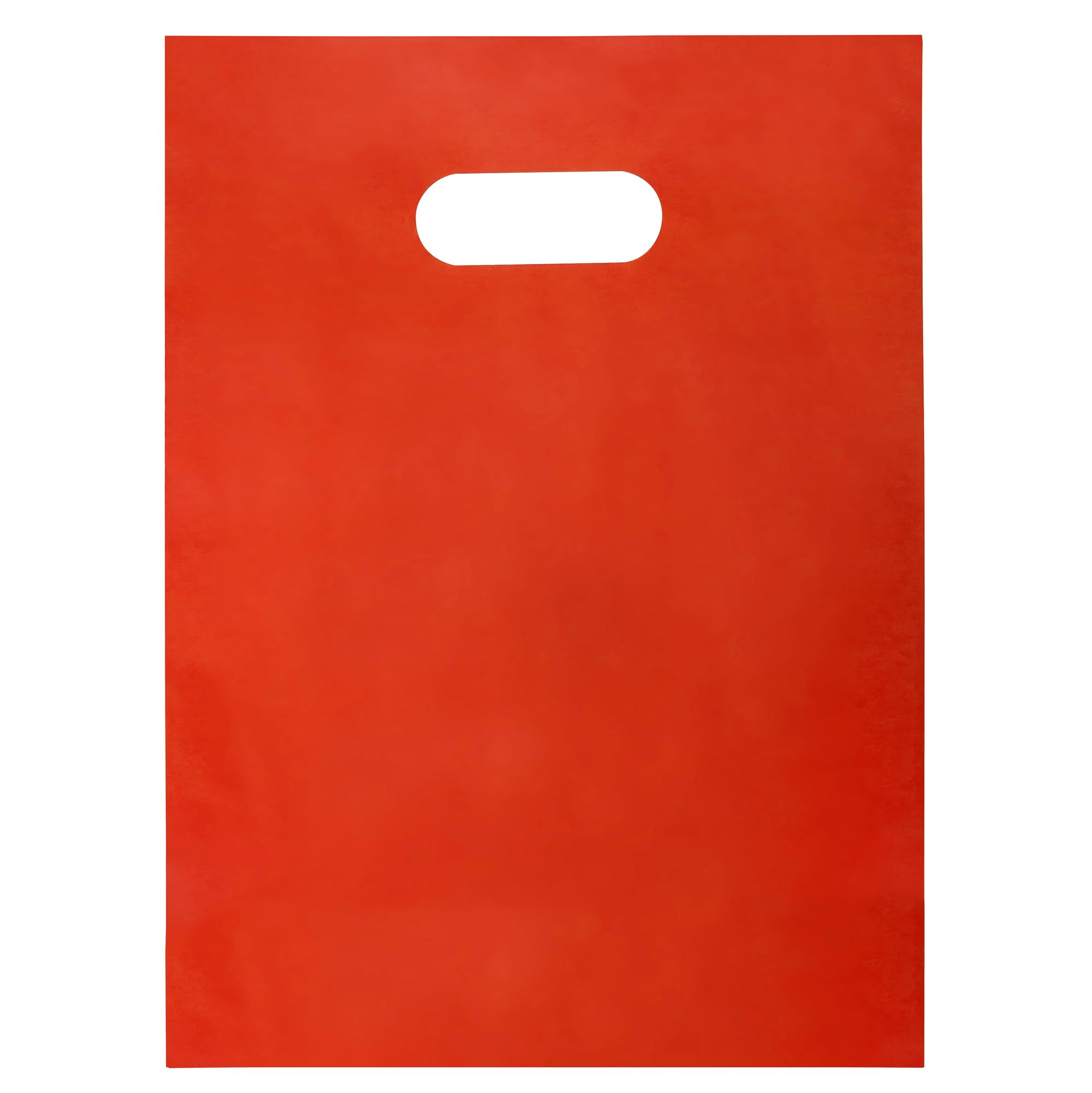Merchandise Bags Red Color 100 Count 9"x12" Size 1.5Mil Thick with Handles