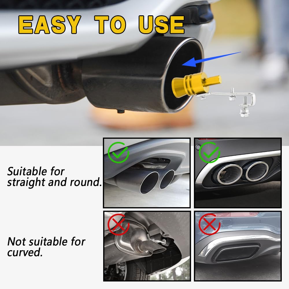 Sonido Turbo Automóvil Moto Silbato Turbo Para Escape Coche - Aleación  Aluminio, Sonido Deportivo, Fácil Instalación Silbato Aluminio Deportivo, image size:1000x1000