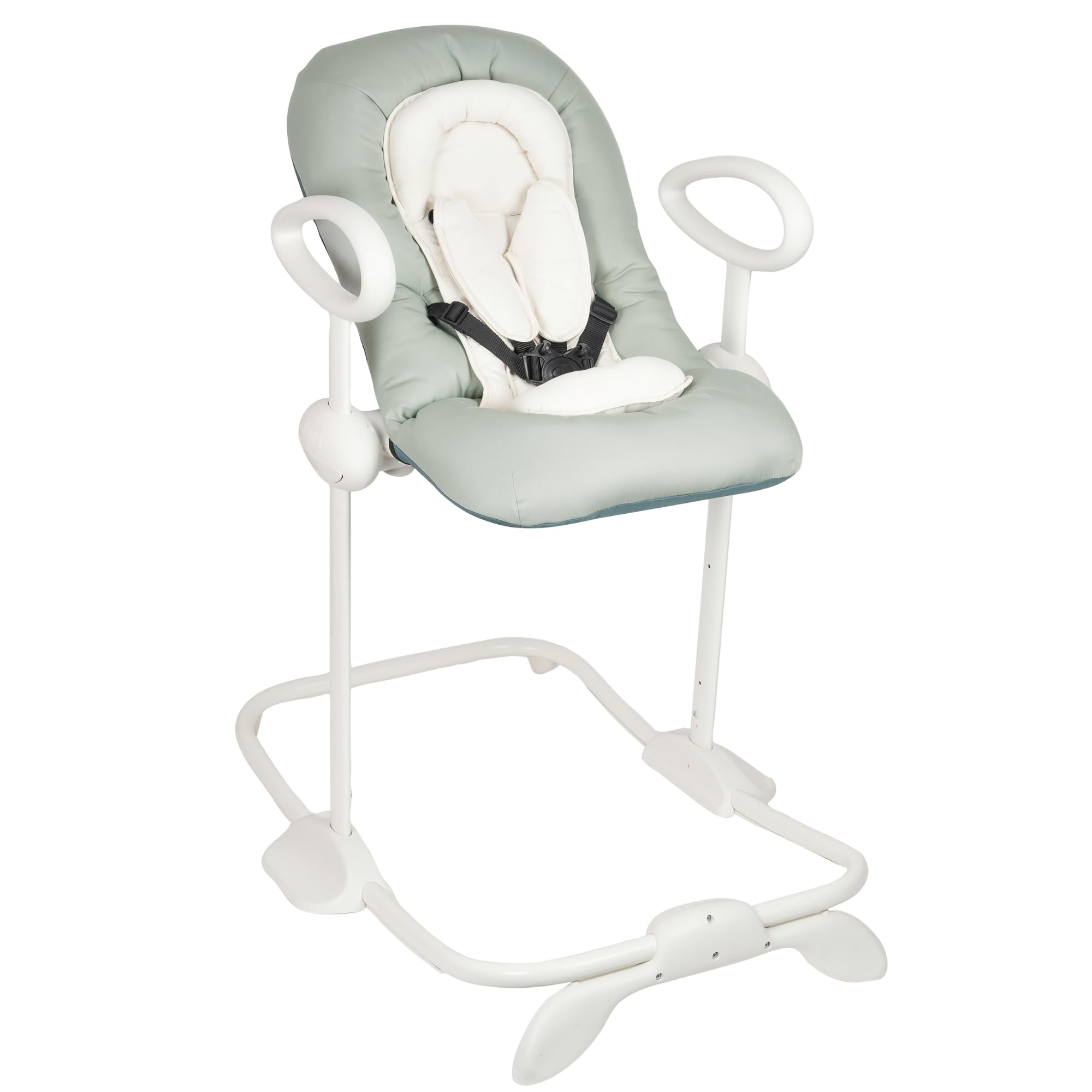 BÉABA, Transat Up & Down, Réglable 4 Hauteurs, 3 Inclinaisons, Vert de gris