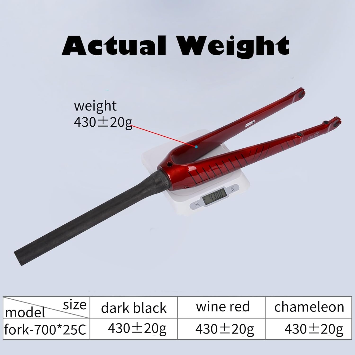 700C Full Carbon Fibre Road Bike Rigid Fork Flat Disc/C Brake Front Fork 1-1/2 Threadless Tube Gravel Road Bikes Quick Release Fork