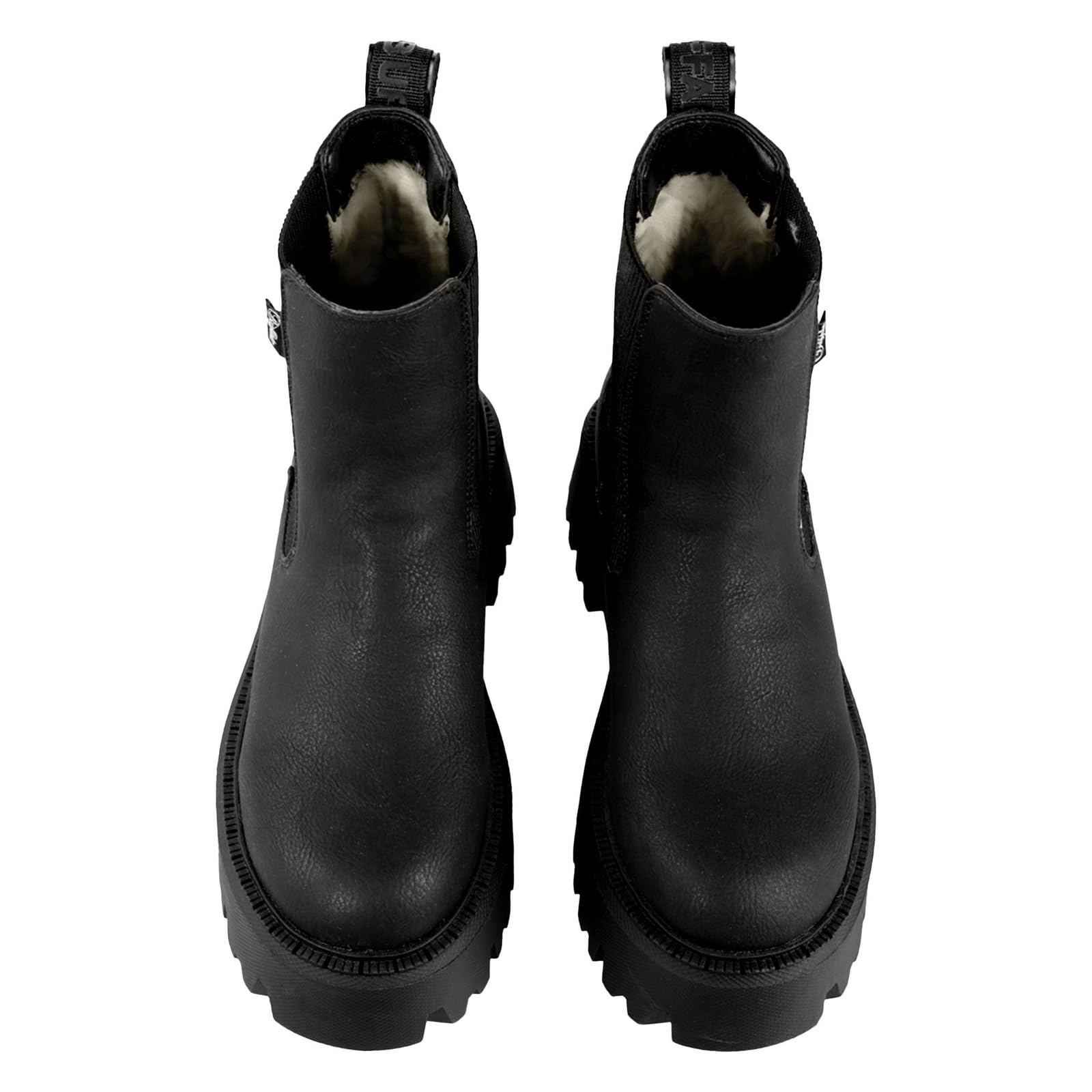 Buffalo Schlupf-/Reißverschlußstiefelette Warmfutter bis 35mm Absatz (casual) BFL//ASPEN CHELSEA WARM