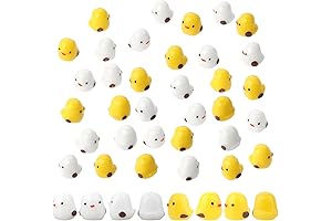 100 Pieces Tiny Plastic Chickens: Mini DIY Garden Ornaments Decoration