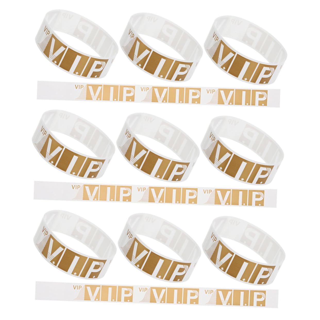 LALAFINA Concert Wristbands 300pcs Event Bands Paper Wristlets Waterproof for Parties Festivals Exquisite Craftsmanship Sturdy Reliable