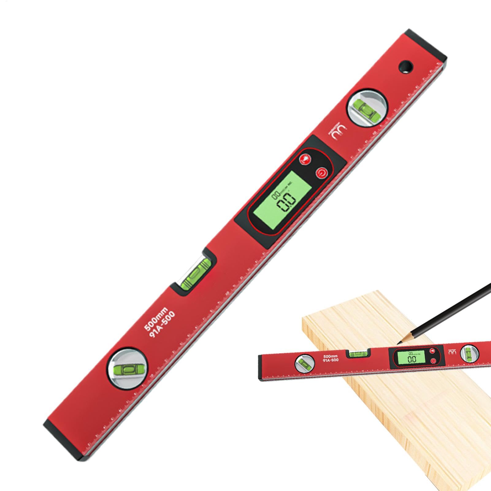 Instrumento de nivelacion con nivel de pantalla LED ligero para instalacion de perfiles