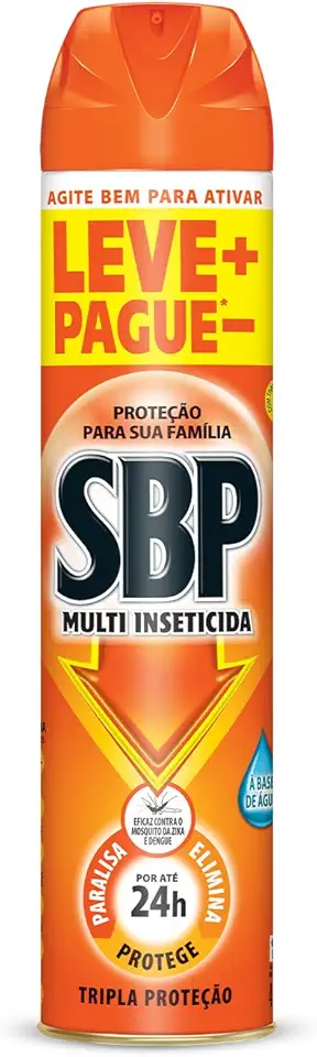 SBP Inseticida Aerossol 450Ml Laranja