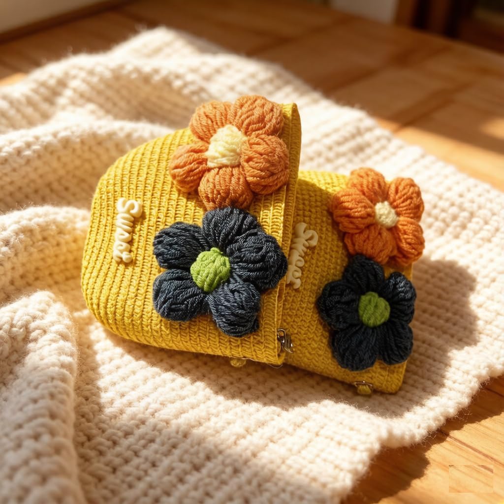 Flower Zipper Storage Purse&Pouch