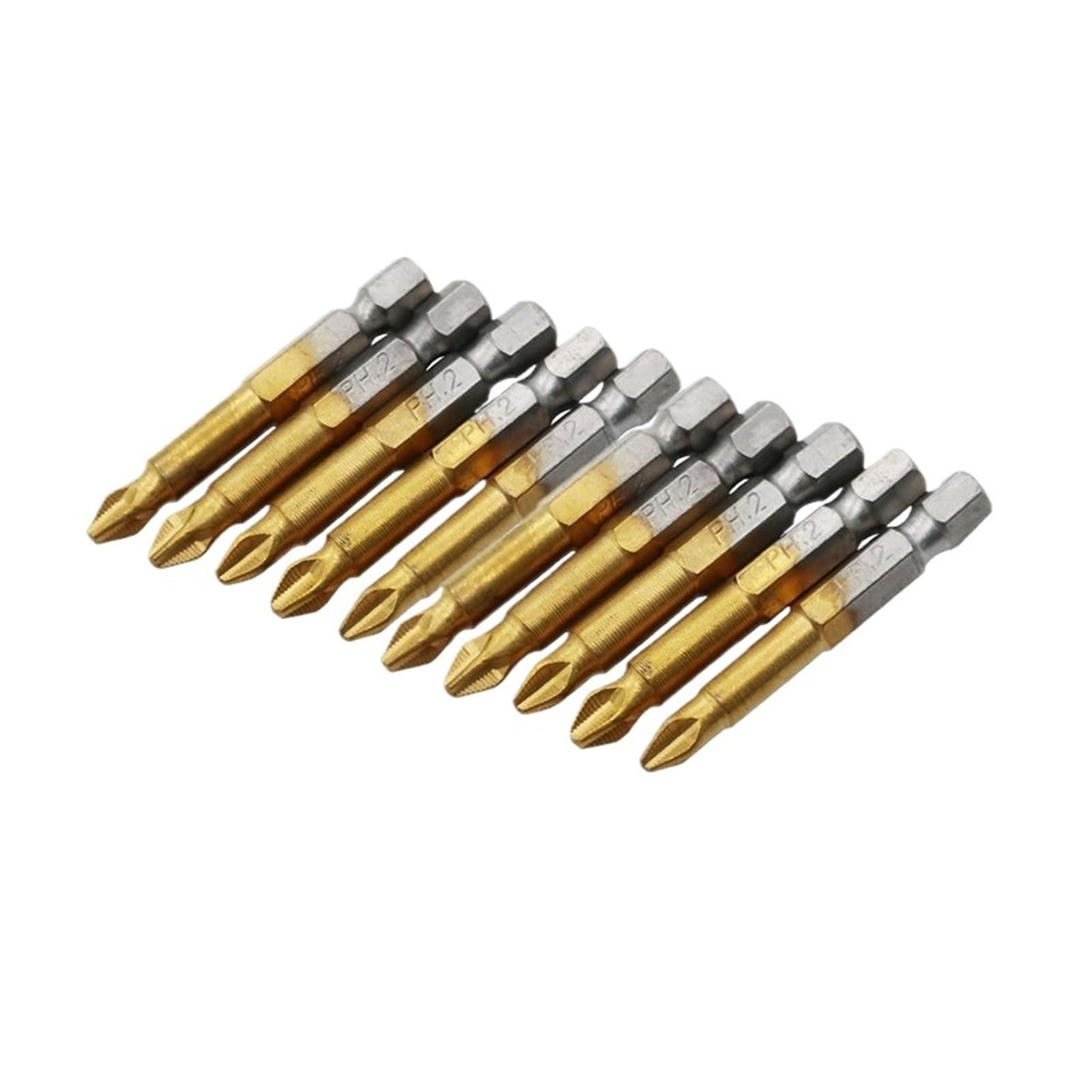 5 10pcs 1 4Inch Hex Shank Electric Screwdriver Bits PH2 Bit