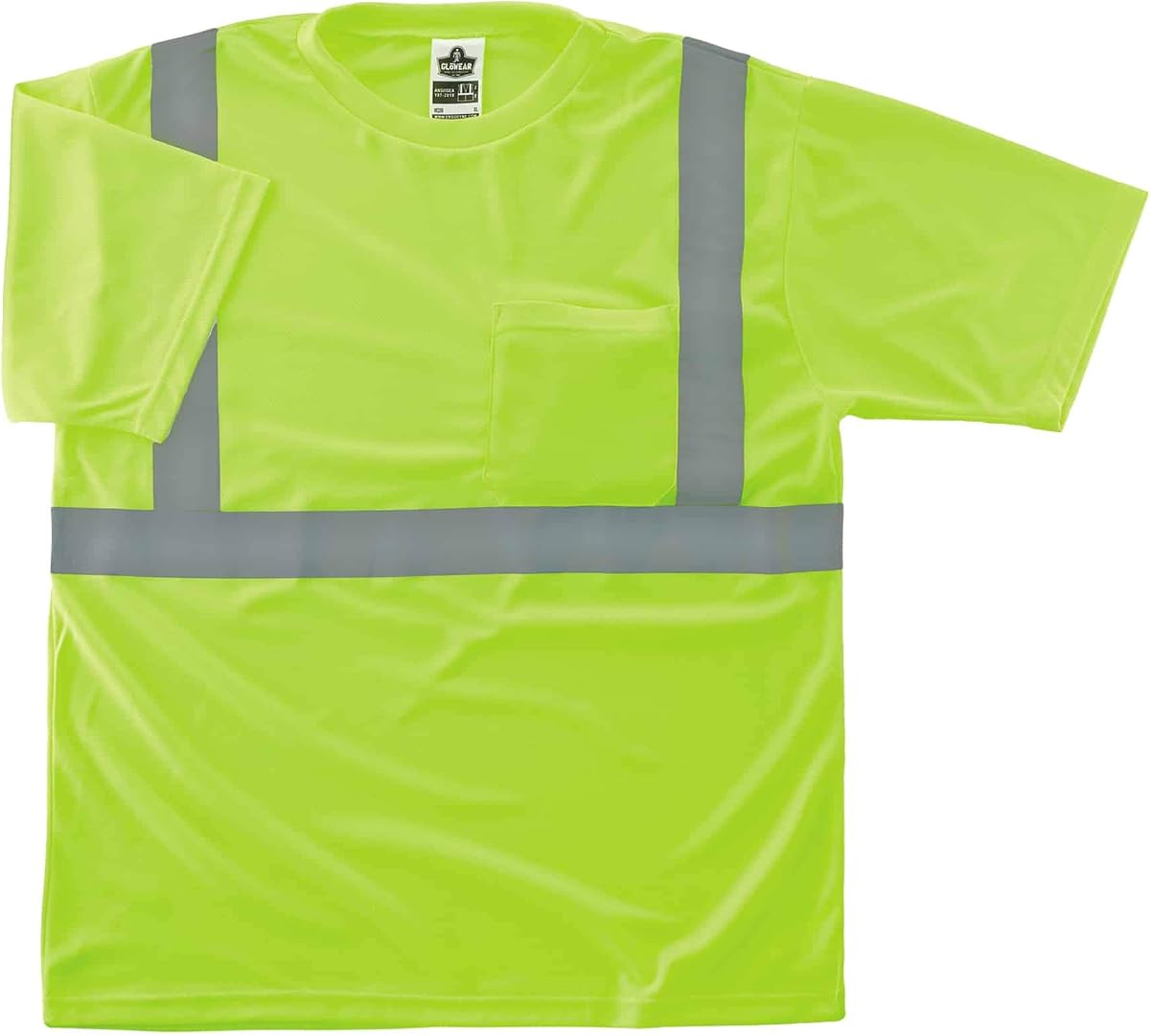 Ergodyne Unisex Adult Glowear 8289-eco Recycled Hi-vis T-shirt – Type R, Class 2
